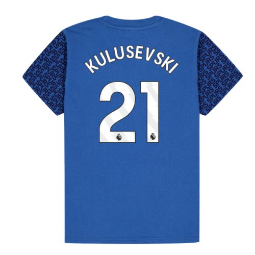 Tottenham Hotspur Graphic T-shirt (Blue) - Kids (Kulusevski 21)