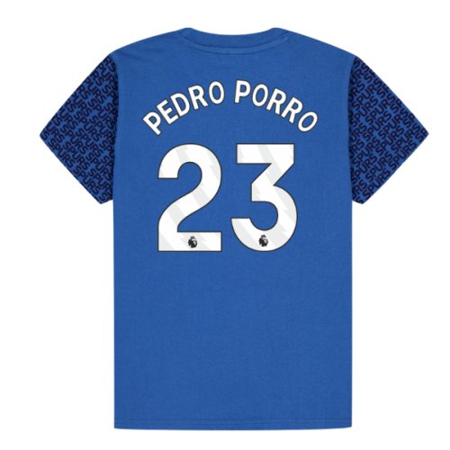 Tottenham Hotspur Graphic T-shirt (Blue) - Kids (Pedro Porro 23)