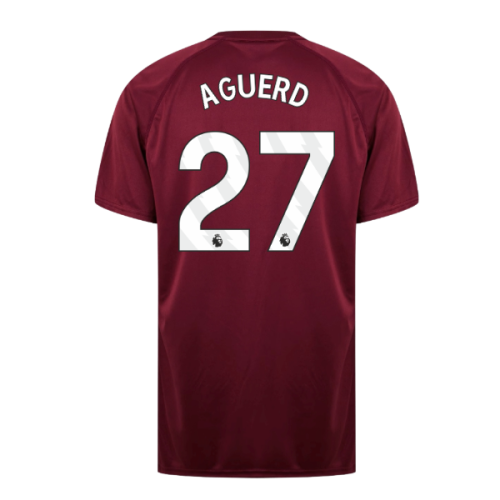 West Ham United Poly T-Shirt (Claret/Blue) (Aguerd 27)