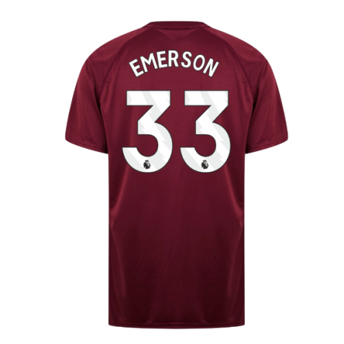 West Ham United Poly T-Shirt (Claret/Blue) (Emerson 33)