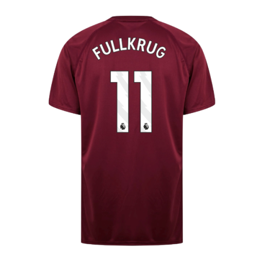 West Ham United Poly T-Shirt (Claret/Blue) (Fullkrug 11)
