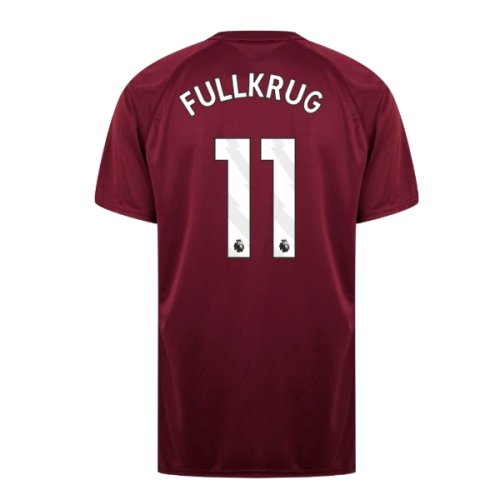 West Ham United Poly T-Shirt (Claret/Blue) (Fullkrug 11)