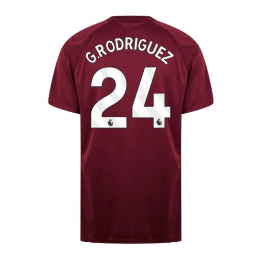 West Ham United Poly T-Shirt (Claret/Blue) (G.Rodriguez 24)