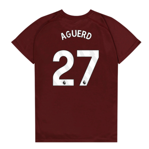 West Ham United Poly T-Shirt (Claret/Blue) - Kids (Aguerd 27)