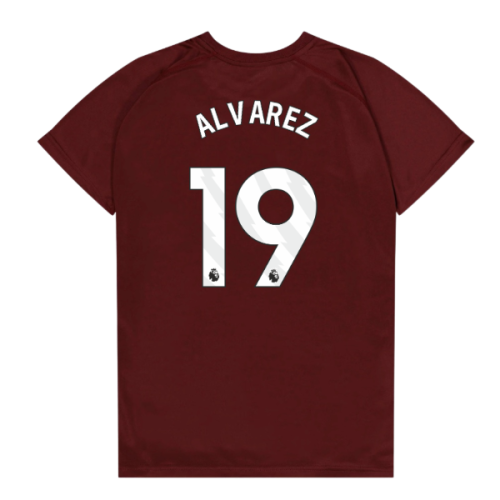 West Ham United Poly T-Shirt (Claret/Blue) - Kids (Alvarez 19)