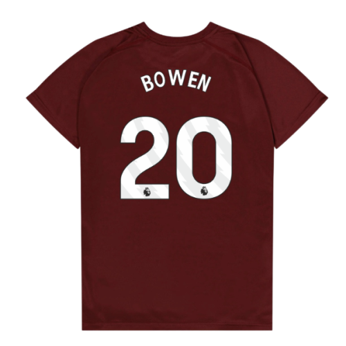 West Ham United Poly T-Shirt (Claret/Blue) - Kids (Bowen 20)