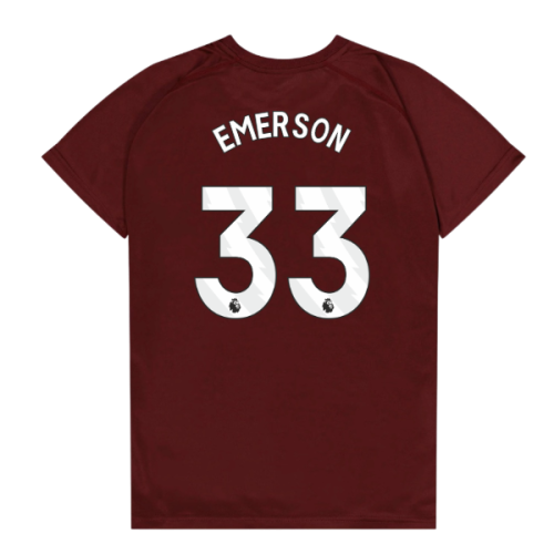 West Ham United Poly T-Shirt (Claret/Blue) - Kids (Emerson 33)