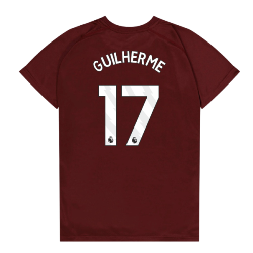 West Ham United Poly T-Shirt (Claret/Blue) - Kids (Guilherme 17)