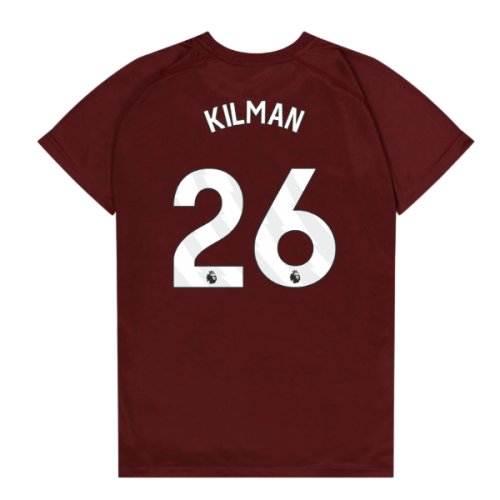 West Ham United Poly T-Shirt (Claret/Blue) - Kids (Kilman 26)