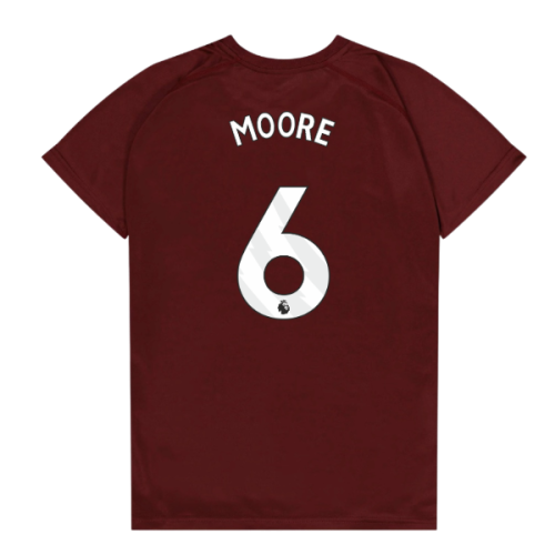 West Ham United Poly T-Shirt (Claret/Blue) - Kids (Moore 6)