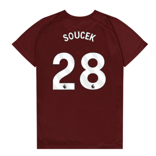 West Ham United Poly T-Shirt (Claret/Blue) - Kids (Soucek 28)
