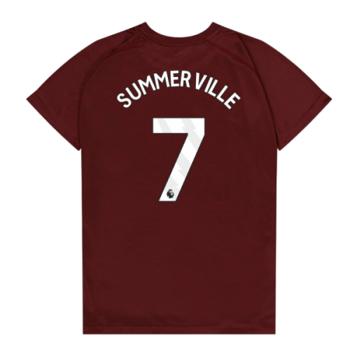West Ham United Poly T-Shirt (Claret/Blue) - Kids (Summerville 7)