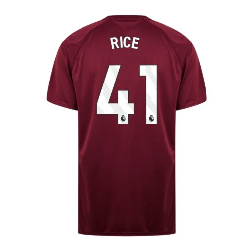 West Ham United Poly T-Shirt (Claret/Blue) (Rice 41)