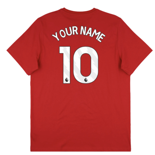 2025-2026 Man Utd Seasonal Graphic Tee (Red) (Your Name)