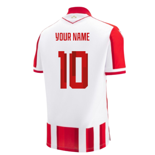 2025-2026 Red Star Belgrade Home Shirt (Your Name)
