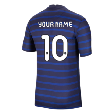 2020-2021 France Home Nike Football Shirt (Your Name)