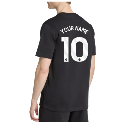 2025-2026 Man Utd US Tee (Black) (Your Name)