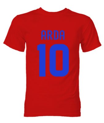 Arda Turan Atletico Madrid Hero T-Shirt (Red)