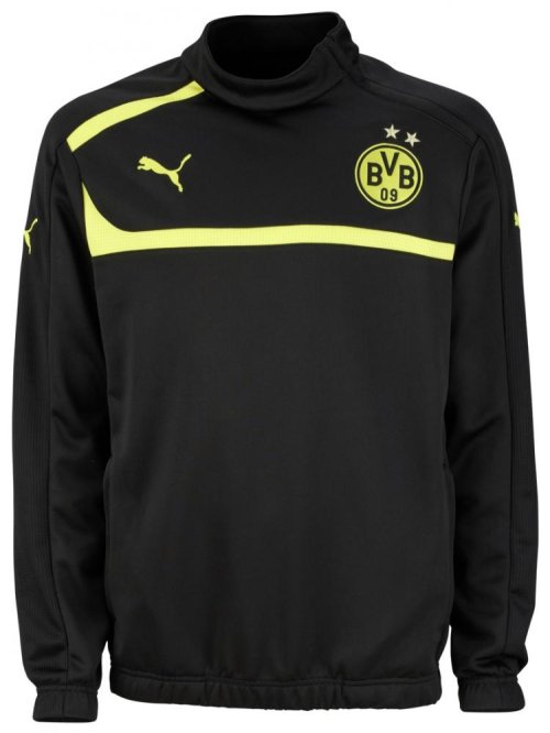 2012-13 Borussia Dortmund Half Zip Training Top (Black)