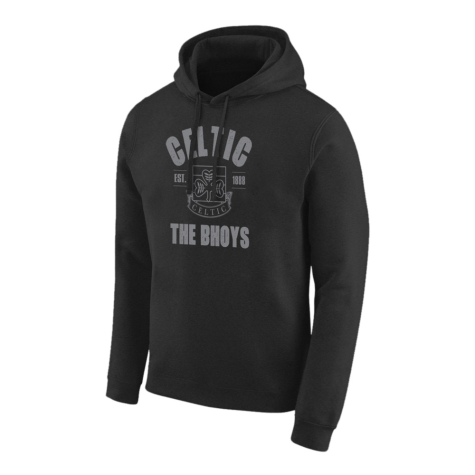 Celtic \'Est.1888\' footer with hood - Black