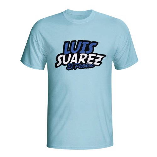 Luis Suarez Comic Book T-shirt (sky Blue) - Kids