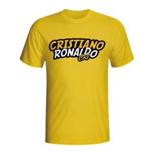 Cristiano Ronaldo Comic Book T-shirt (yellow)