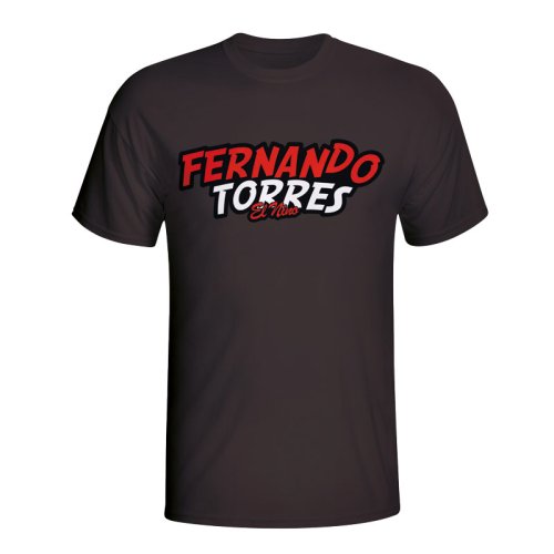 Fernando Torres Comic Book T-shirt (black) - Kids