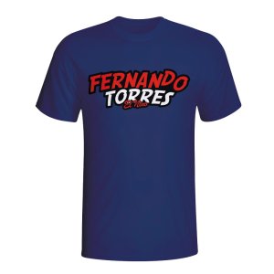 Fernando Torres Comic Book T-shirt (navy)