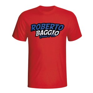 Roberto Baggio Comic Book T-shirt (red)