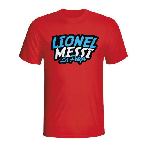 Lionel Messi Comic Book T-shirt (red)