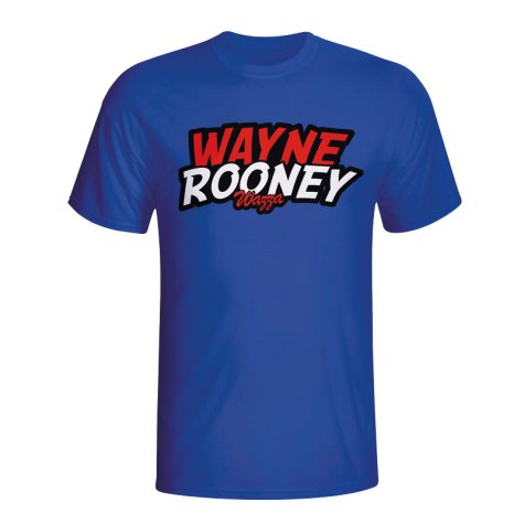 Wayne Rooney Comic Book T-shirt (blue)