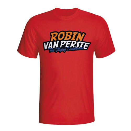 Robin Van Persie Comic Book T-shirt (red) - Kids