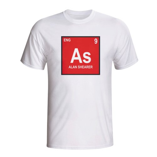 Alan Shearer England Periodic Table T-shirt (white) - Kids