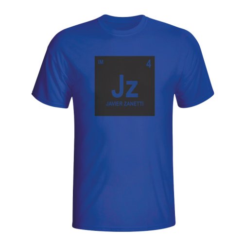 Javier Zanetti Inter Milan Periodic Table T-shirt (blue) - Kids