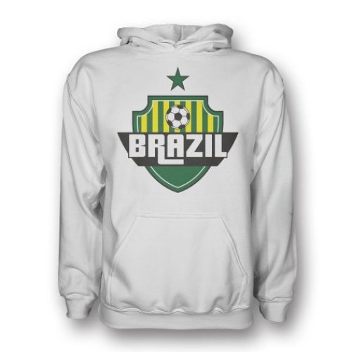 Brazil Country Logo Hoody (white)