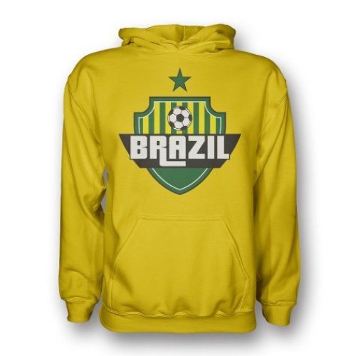 Brazil Country Logo Hoody (yellow) - Kids