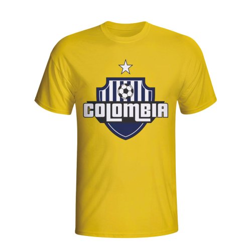 Colombia Country Logo T-shirt (yellow) - Kids