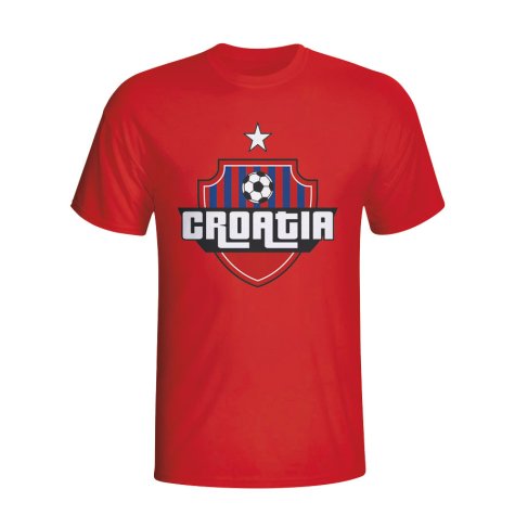 Croatia Country Logo T-shirt (red)