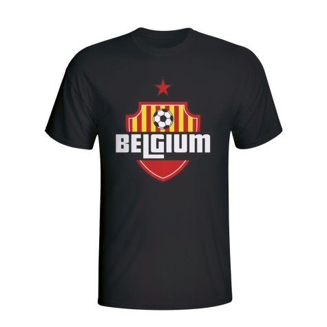 Belgium Country Logo T-shirt (black) - Kids