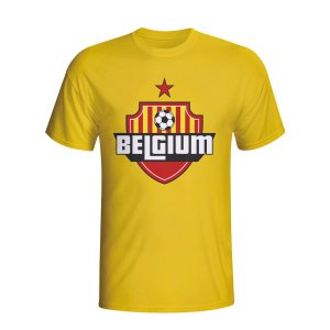 Belgium Country Logo T-shirt (yellow) - Kids