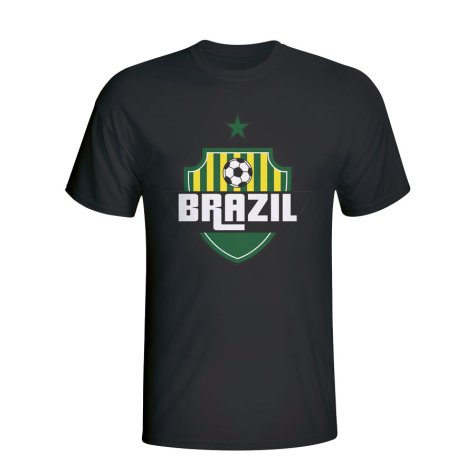 Brazil Country Logo T-shirt (black) - Kids