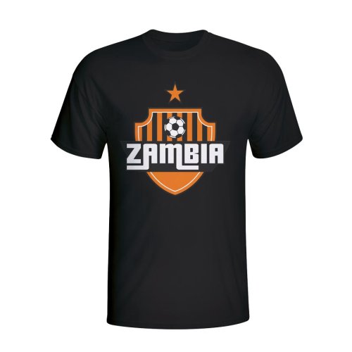 Zambia Country Logo T-shirt (black)