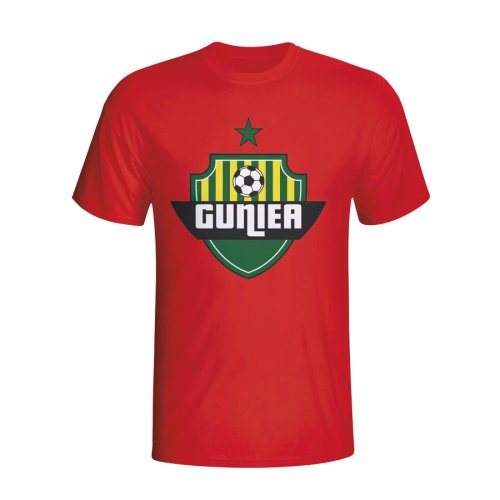 Guinea Country Logo T-shirt (red)