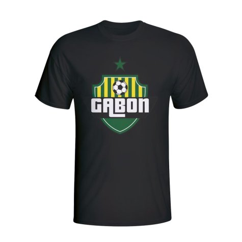 Gabon Country Logo T-shirt (black) - Kids