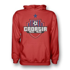 Croatia Country Logo Hoody (red)