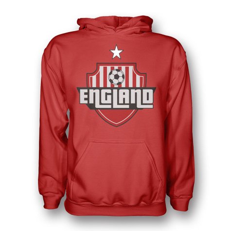 England Country Logo Hoody (red) - Kids