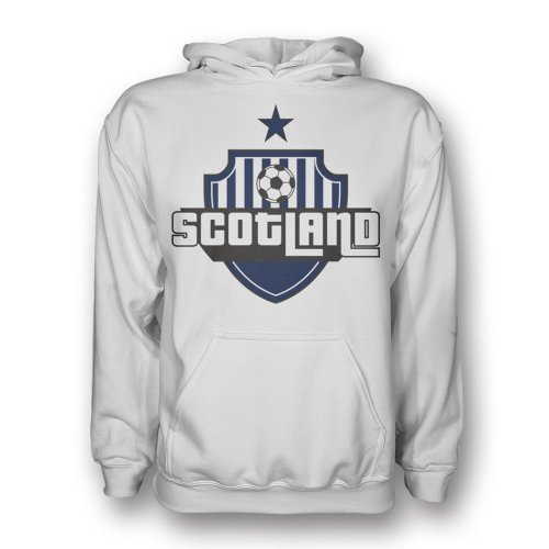 Scotland Country Logo Hoody (white) - Kids