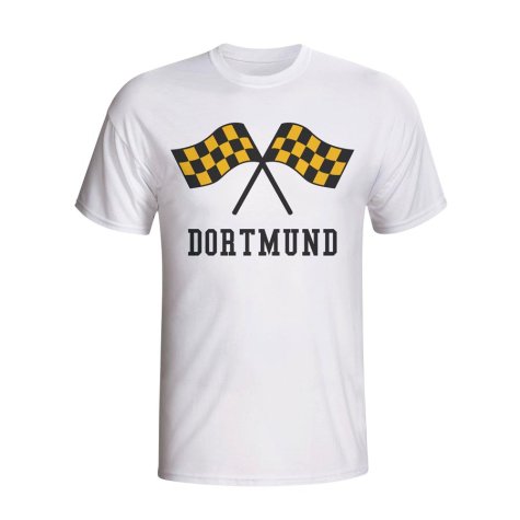 Borussia Dortmund Waving Flags T-shirt (white)