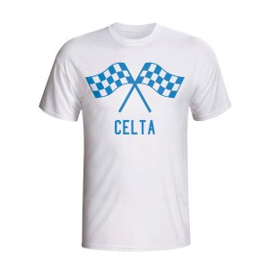 Celta Vigo Waving Flags T-shirt (white) - Kids