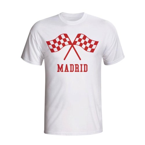 Atletico Madrid Waving Flags T-shirt (white) - Kids